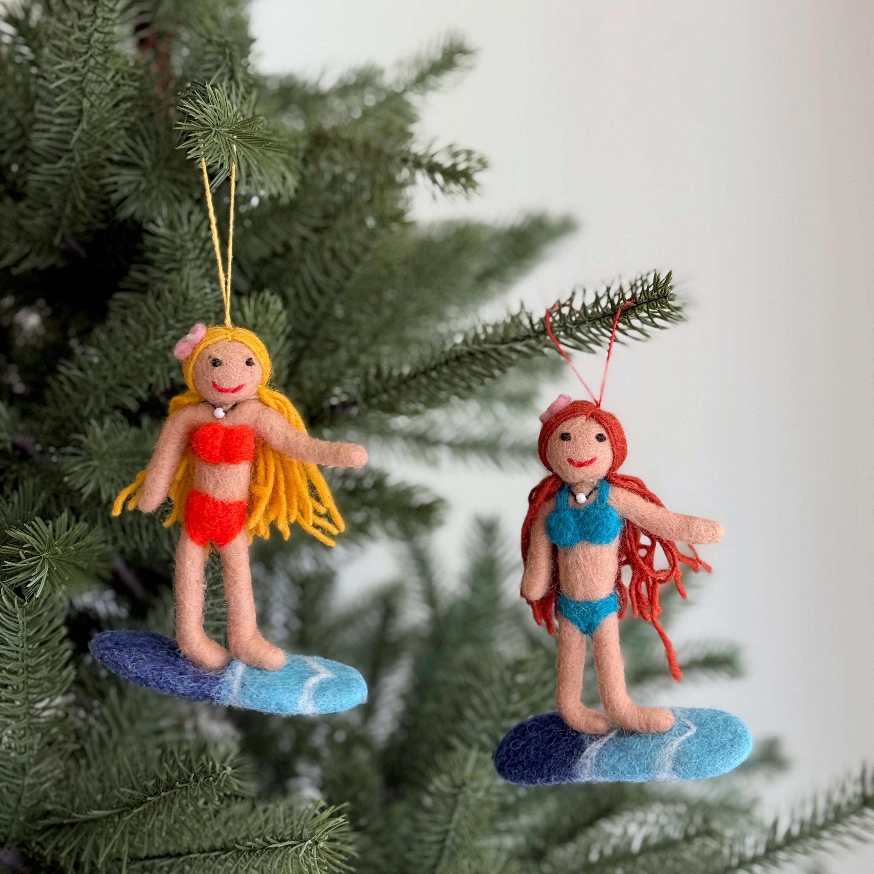 Felt Ornament - Surfer Girl