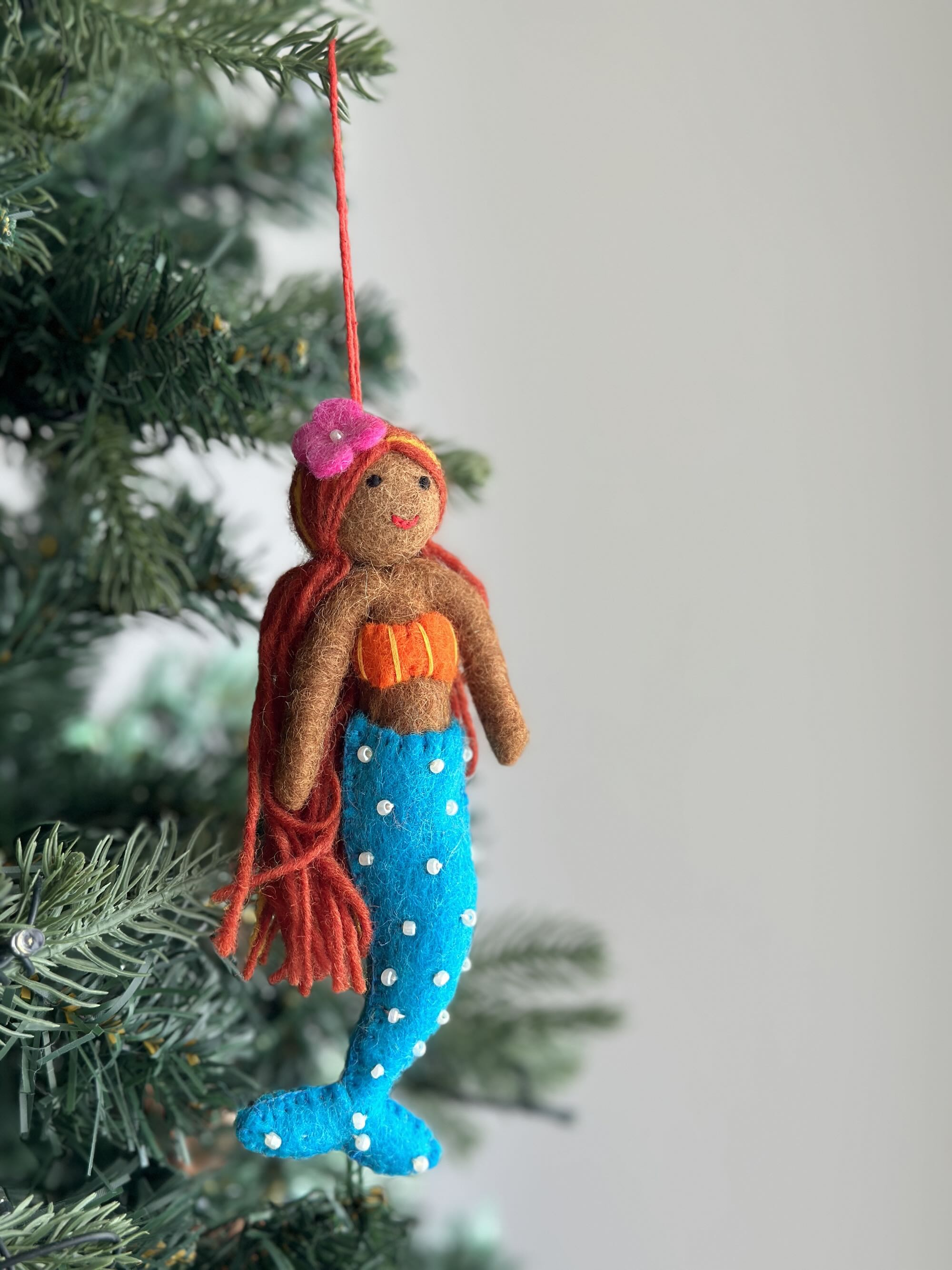 Felt Ornament - Tropical Mermaid