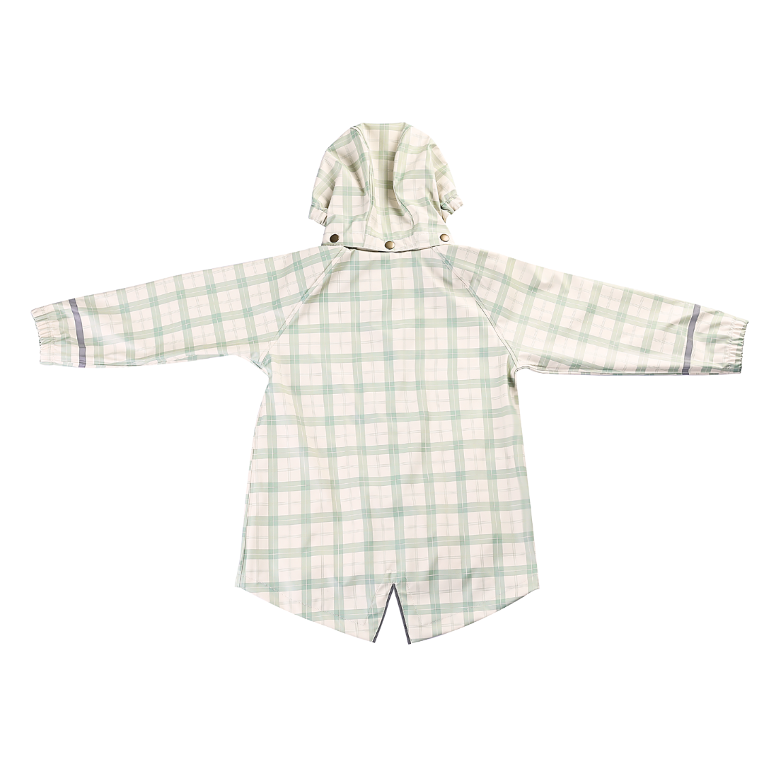 Fishtail Rain Jacket | Fern Plaid