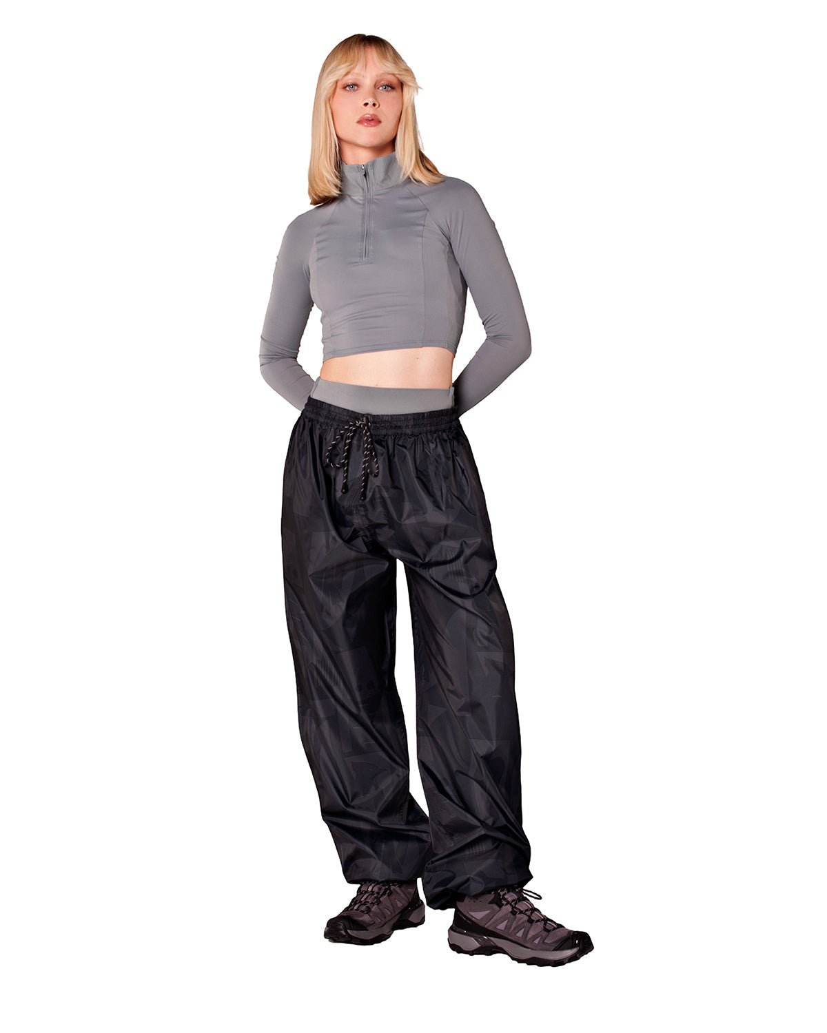 Rain Pants Back To Black Art Camo