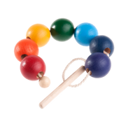 Rainbow Wooden Beads Lacing Toy