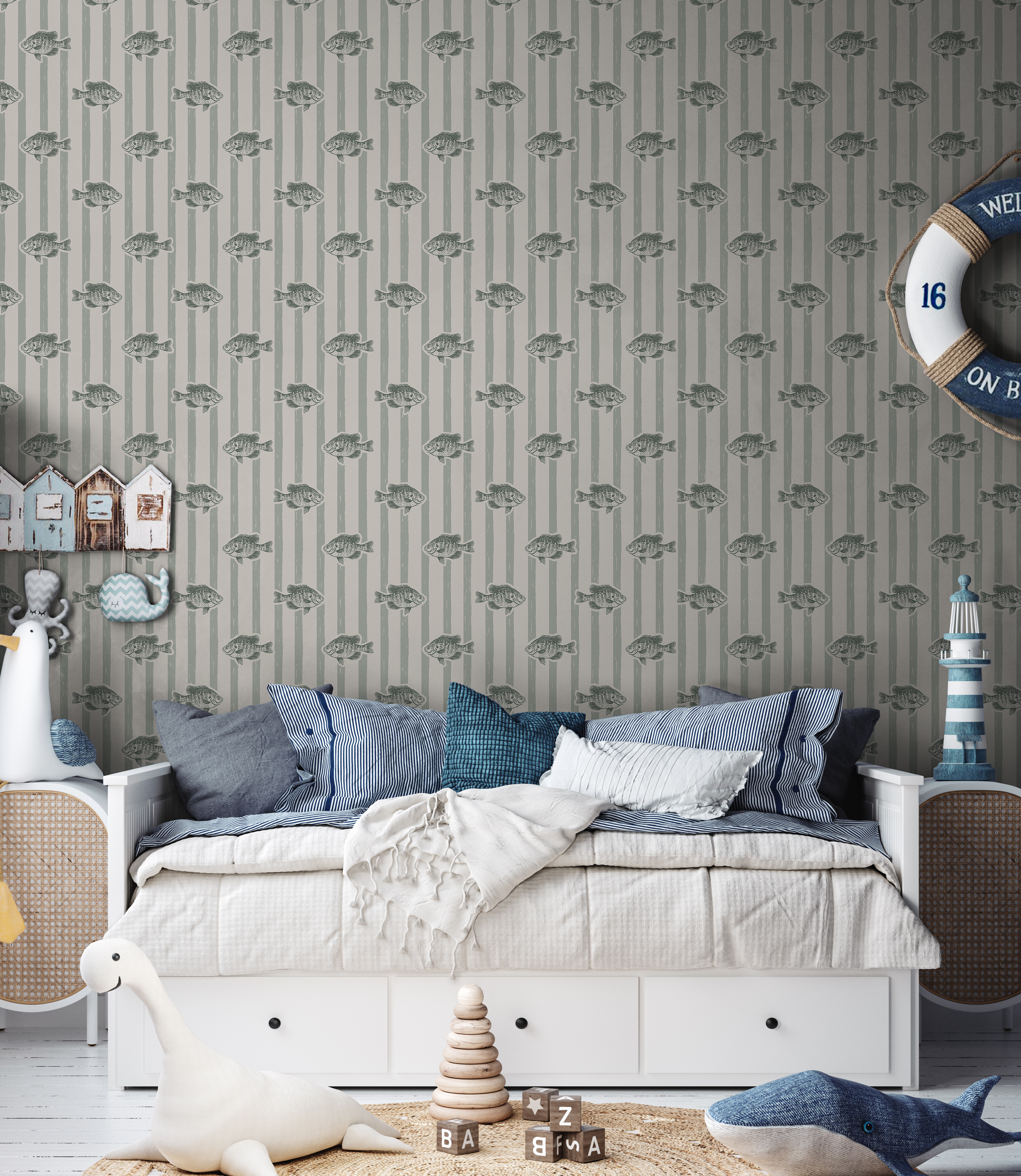Finn Wallpaper By Kim Hallquist Designs