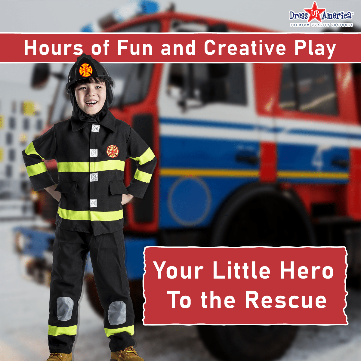 Fire Fighter Costume - Kids