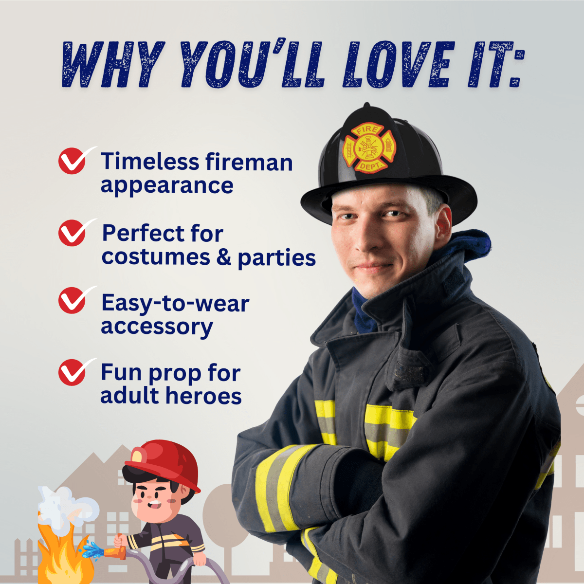 Fireman's Helmet - Adults