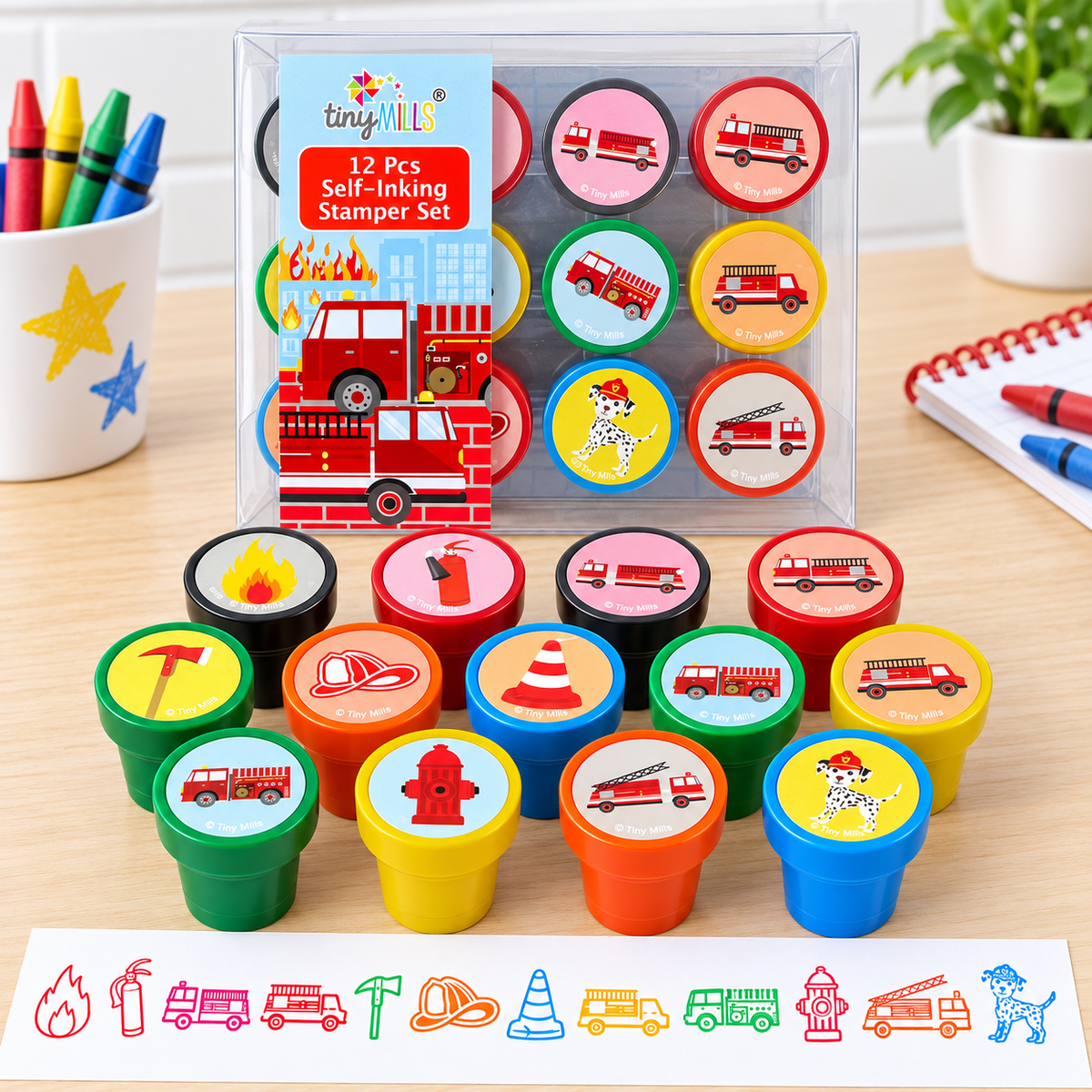 Firetruck Stamp Kit