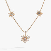 Festive Sparkle Inline Pendant Necklace