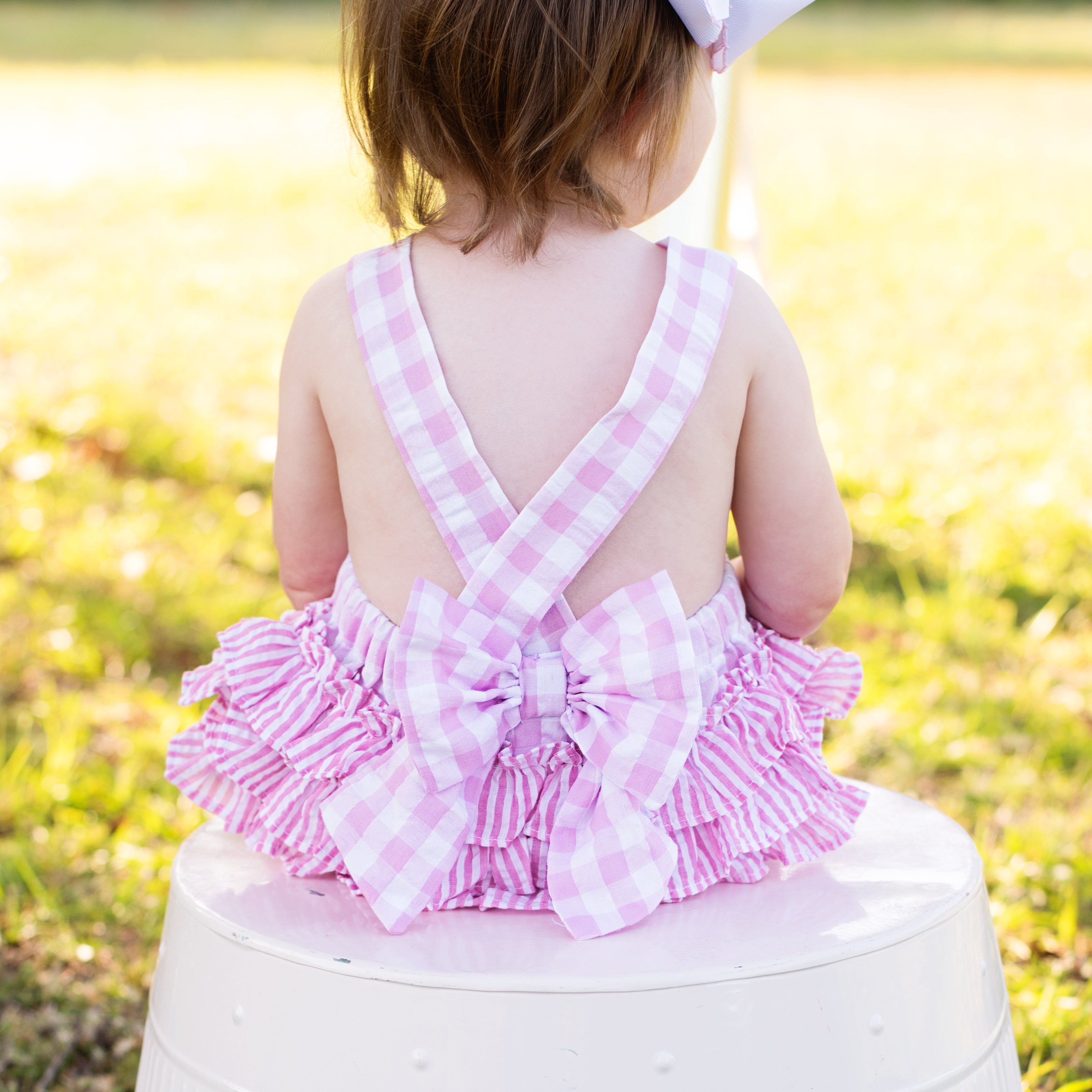 Pastel Pink First Birthday Bubble