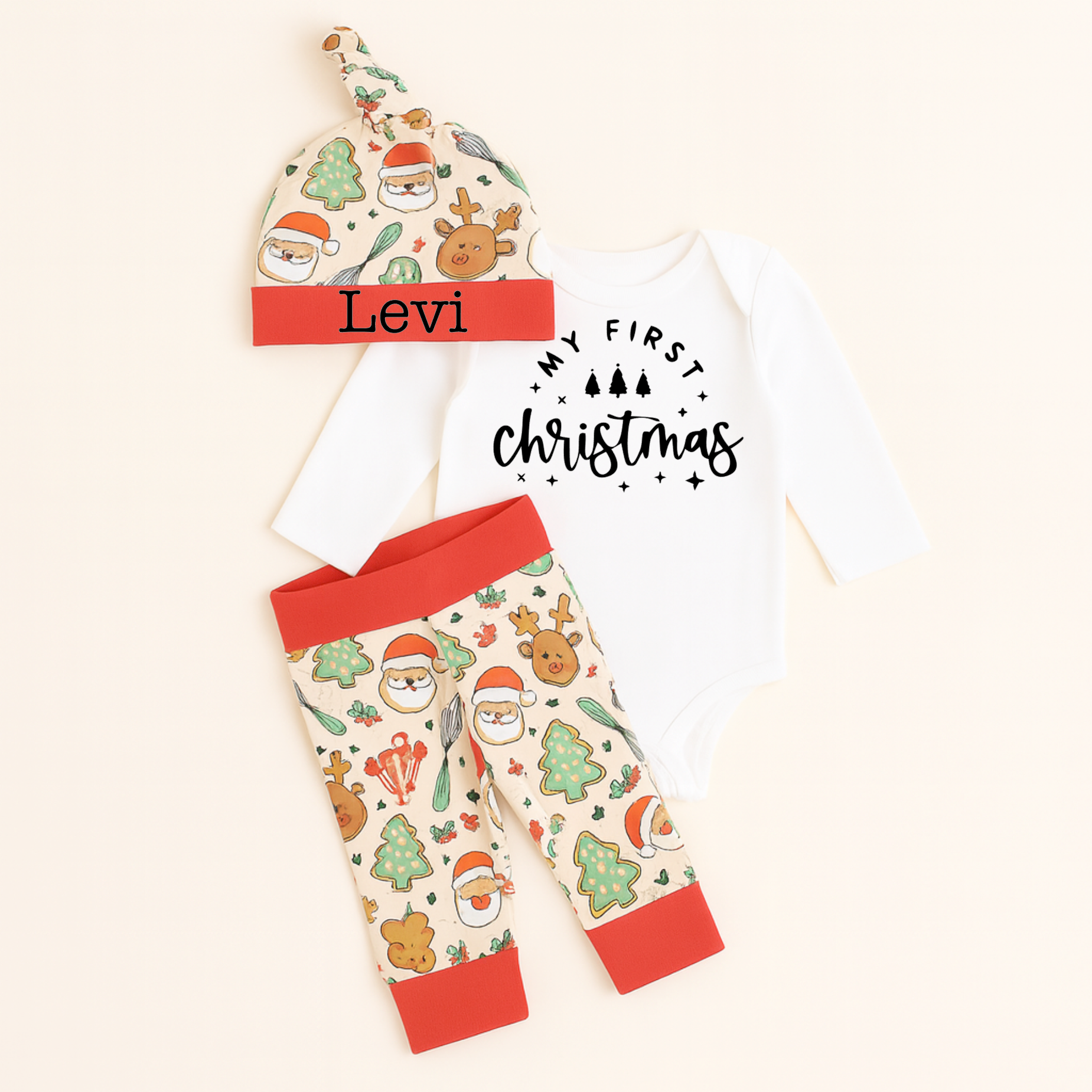 My First Christmas Cookies Legging Set