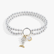 Fishbone Double Stretch Bracelet