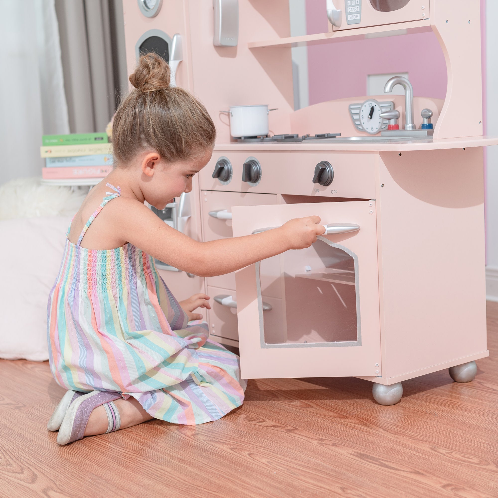 Little Chef Westchester Retro Play Kitchen, Pink