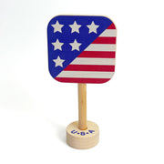 Grasp & Giggle Flag Rattle | Made In The Usa 🇺🇸