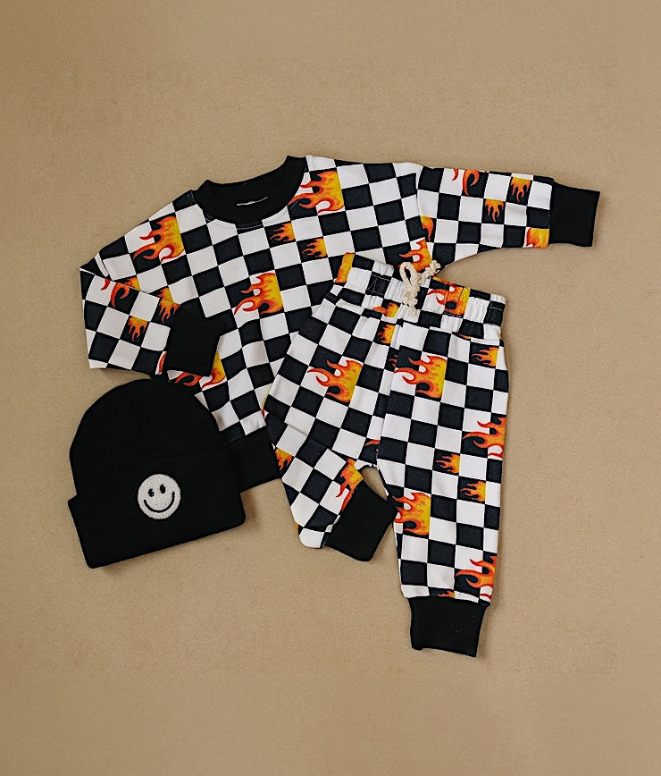 Jogger Set | Checker Blaze