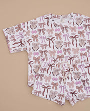 Shorts Set | Mocha Bows