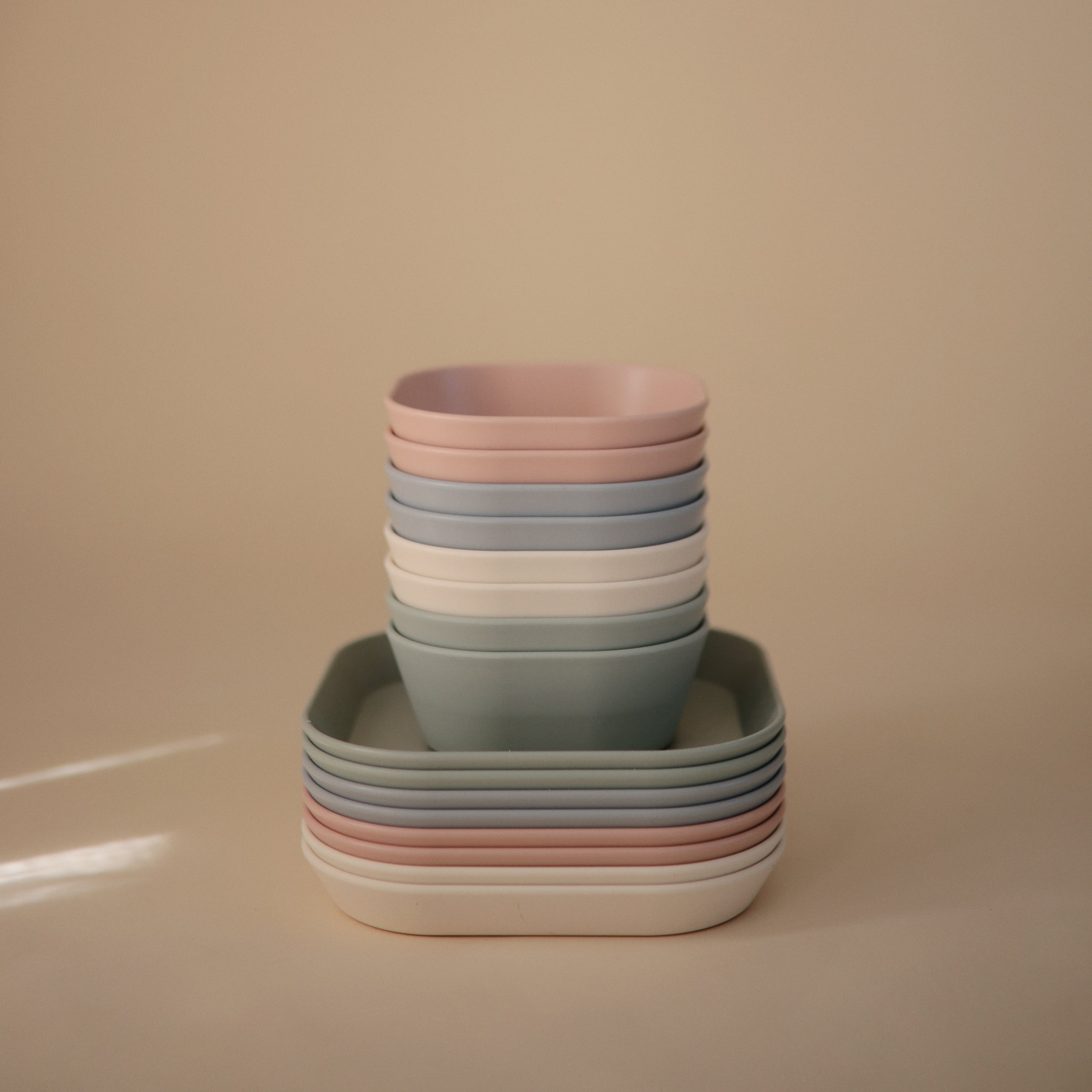 Square Dinnerware Bowl, Set Of 2