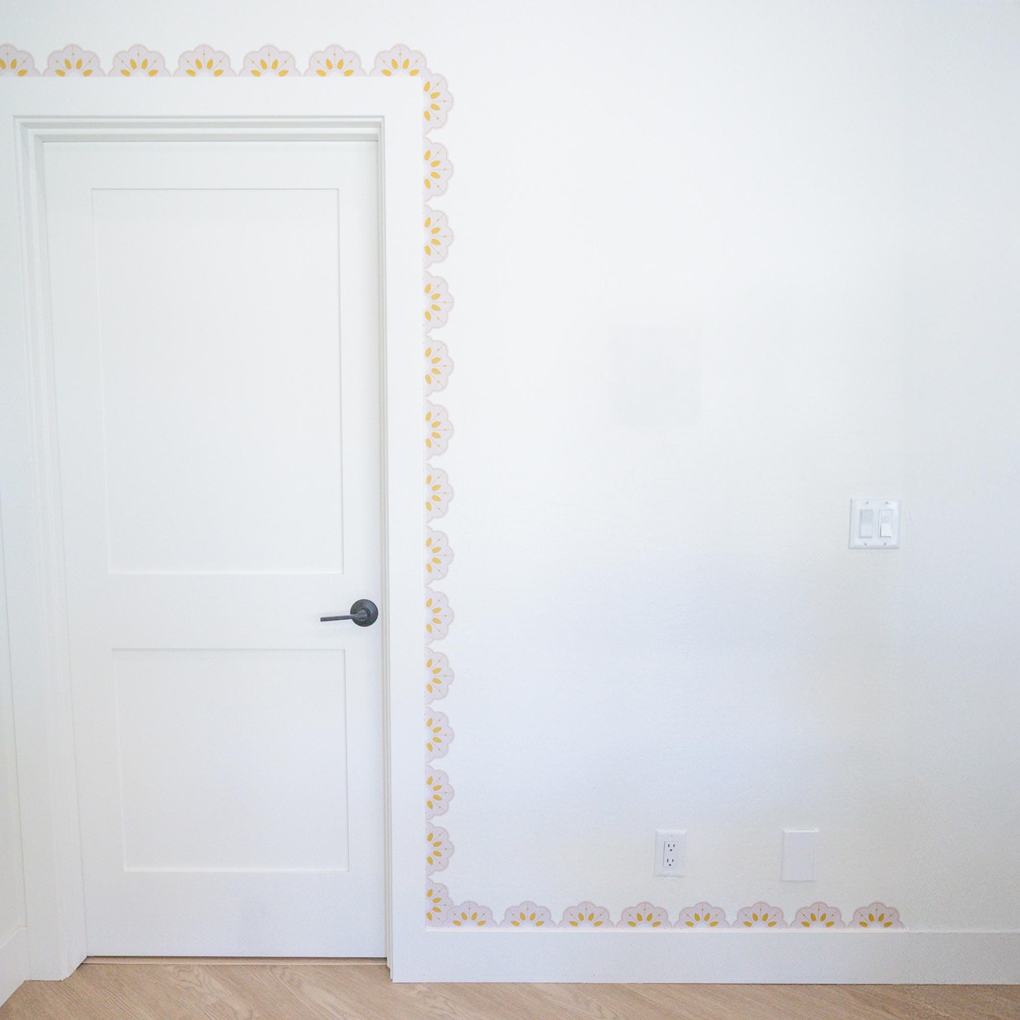 Fleur Scallop Wall Decal