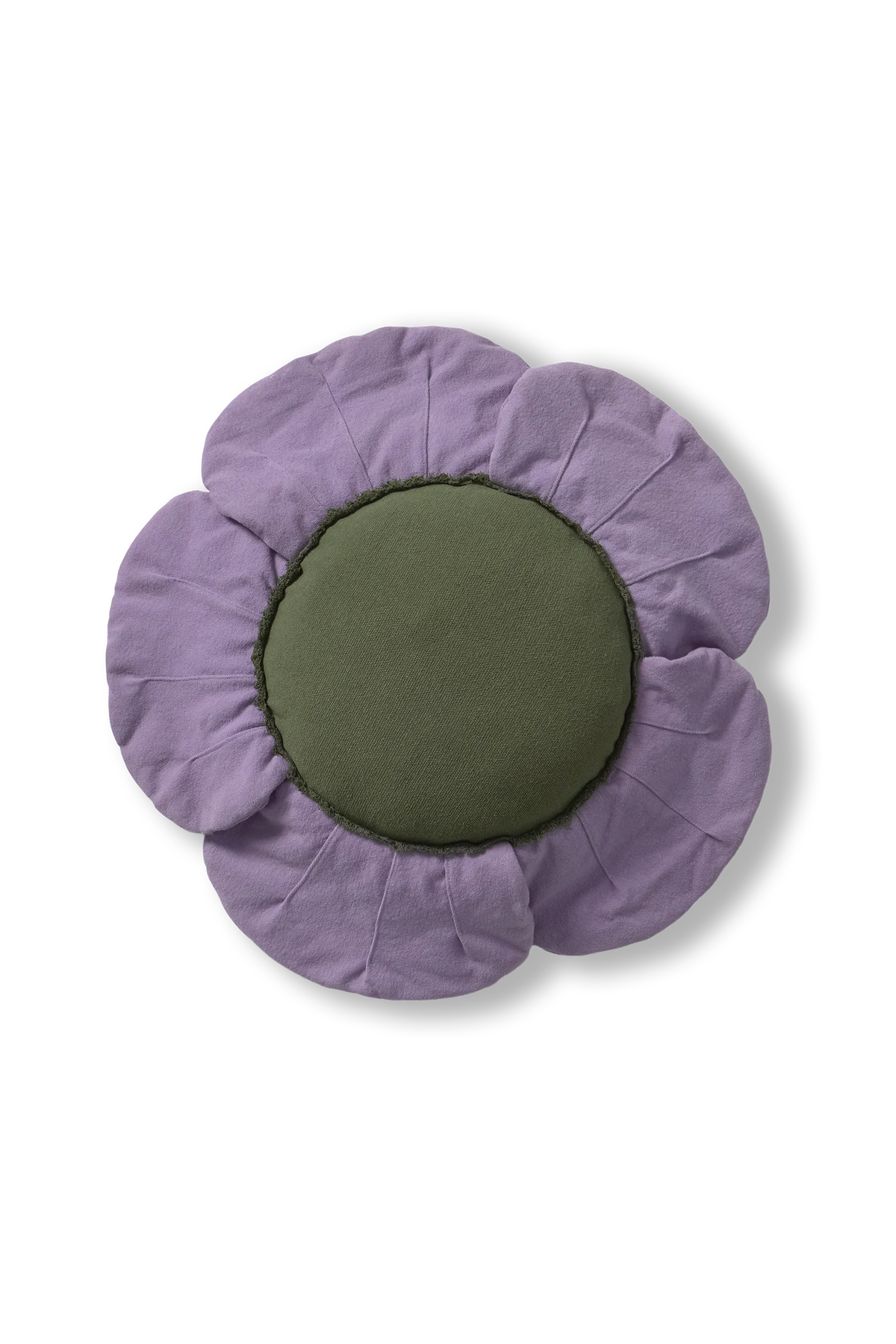 FLOOR CUSHION PURPLE POPPY