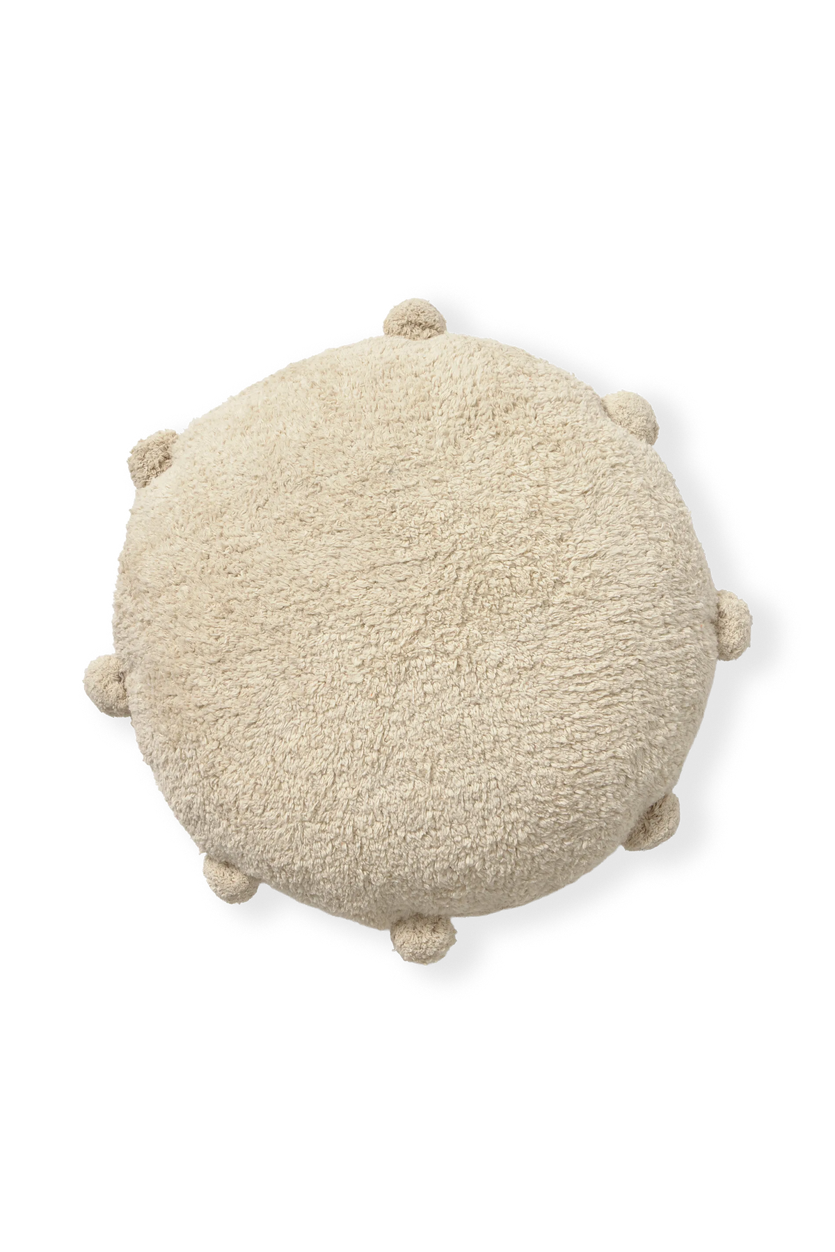 FLOOR CUSHION BUBBLY NATURAL
