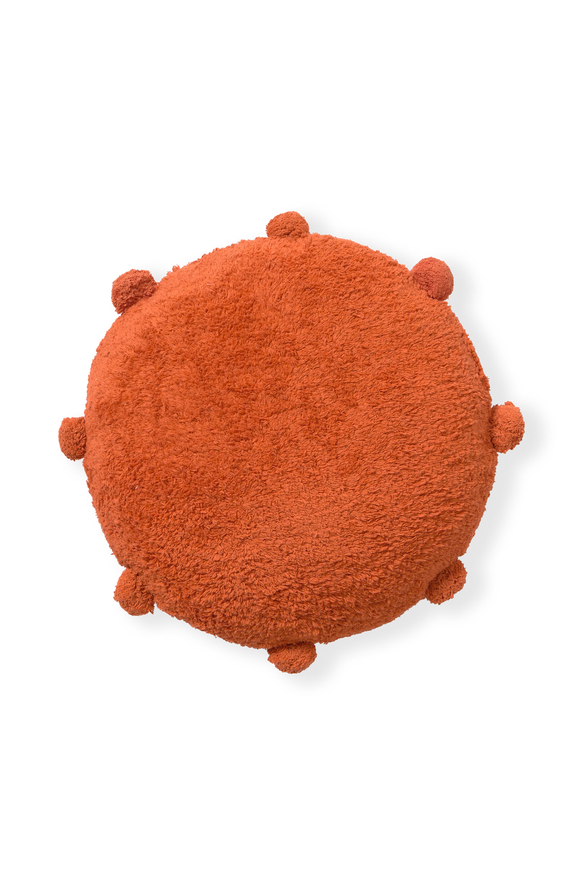FLOOR CUSHION BUBBLY TERRACOTA