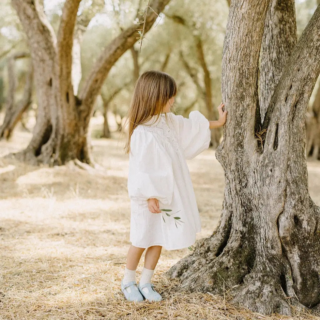 Flora T-strap - Pale Blue