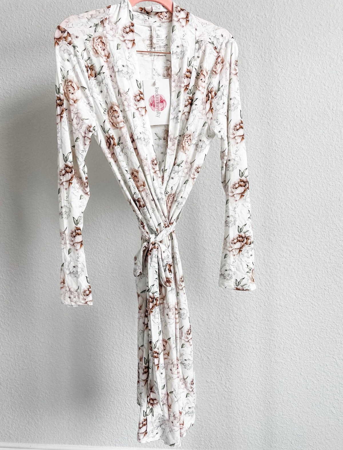 Floral Dreams | Bamboo Knit Mommy Robe