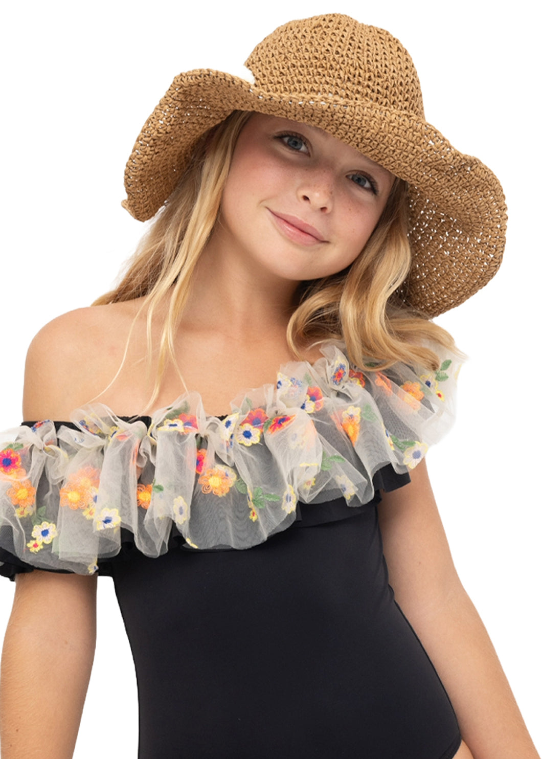Floral Bathing Suit For Girls