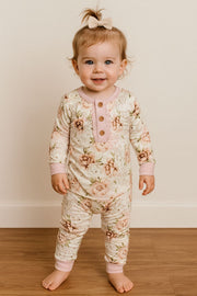 Floral Dreams | Two Piece Bamboo Pajama Set