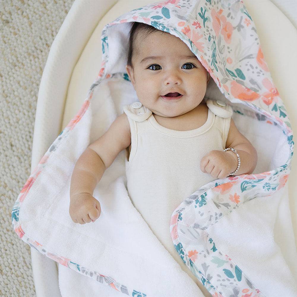 Floret Baby Hooded Towel