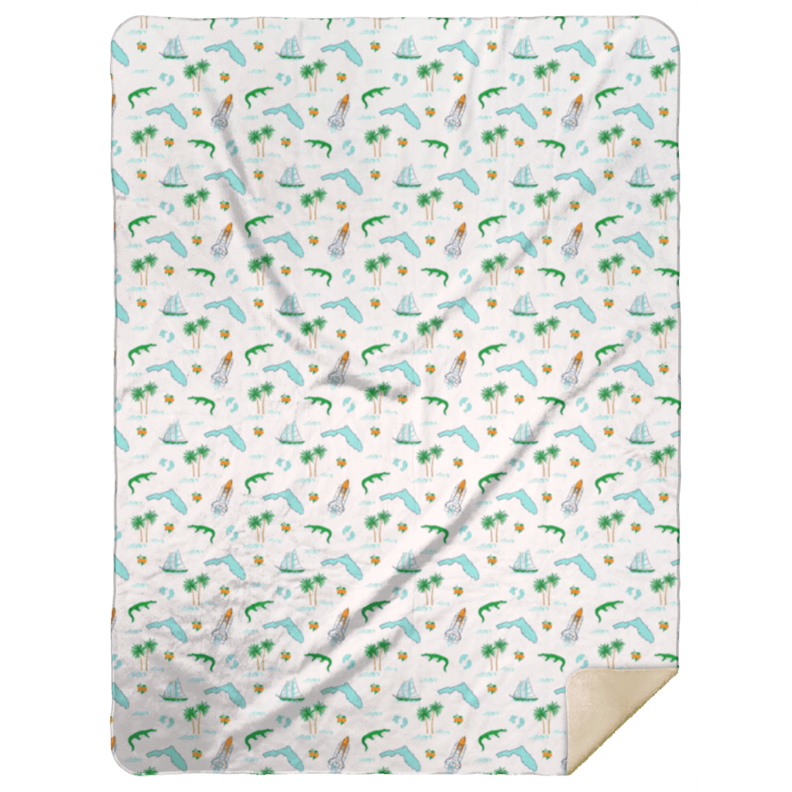 Florida Plush Throw Blanket 60x80