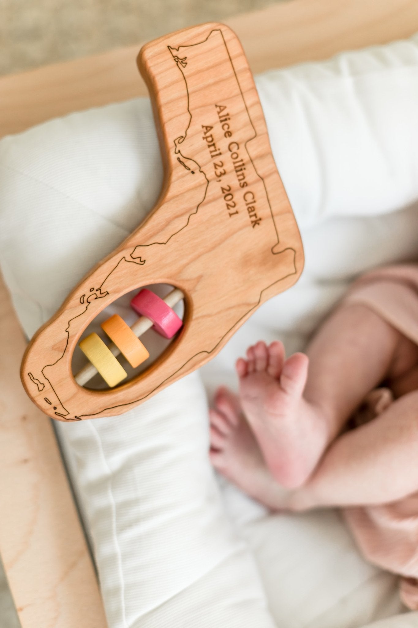 Florida State Wooden Baby Rattle™