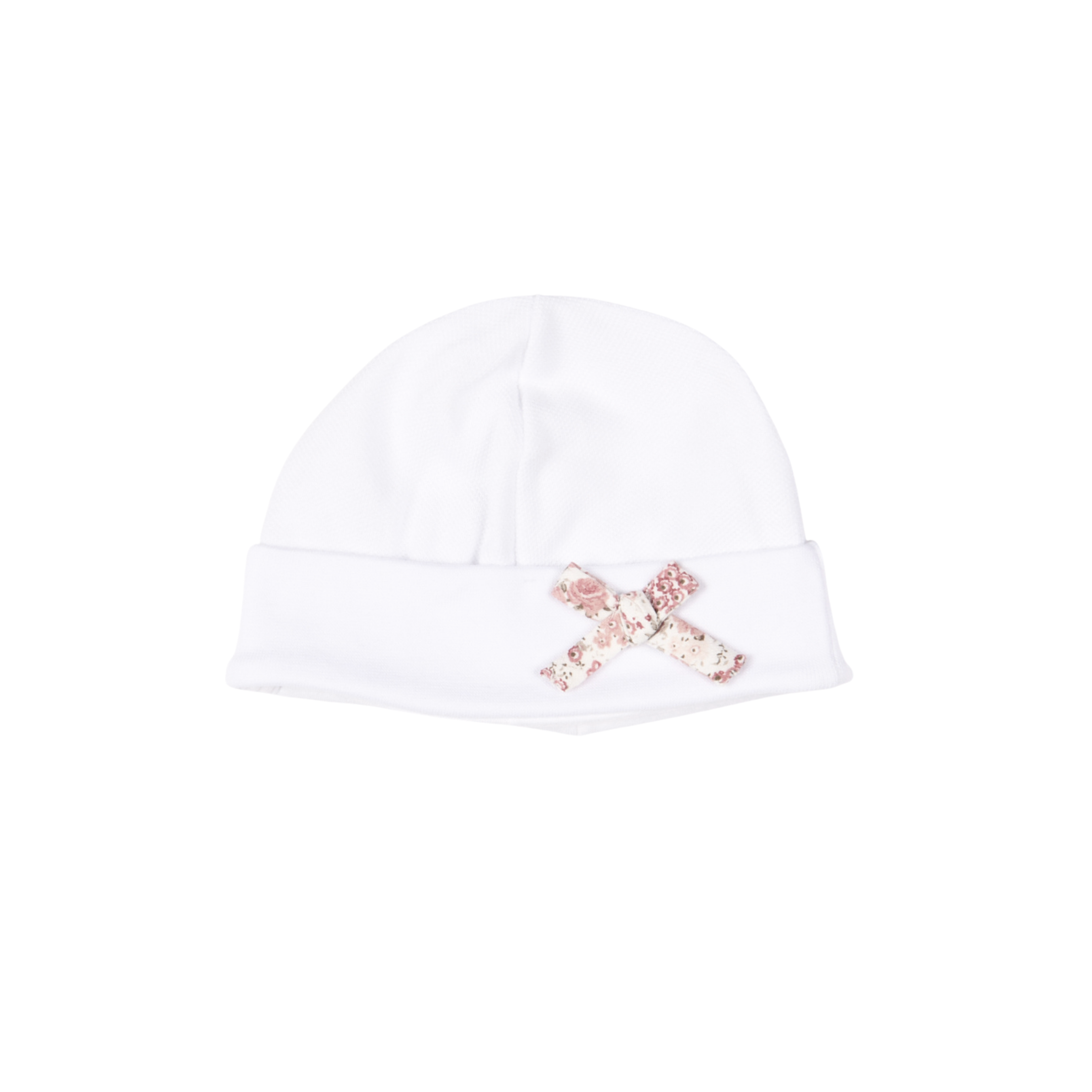 Flower | White Hat With Flower Bow