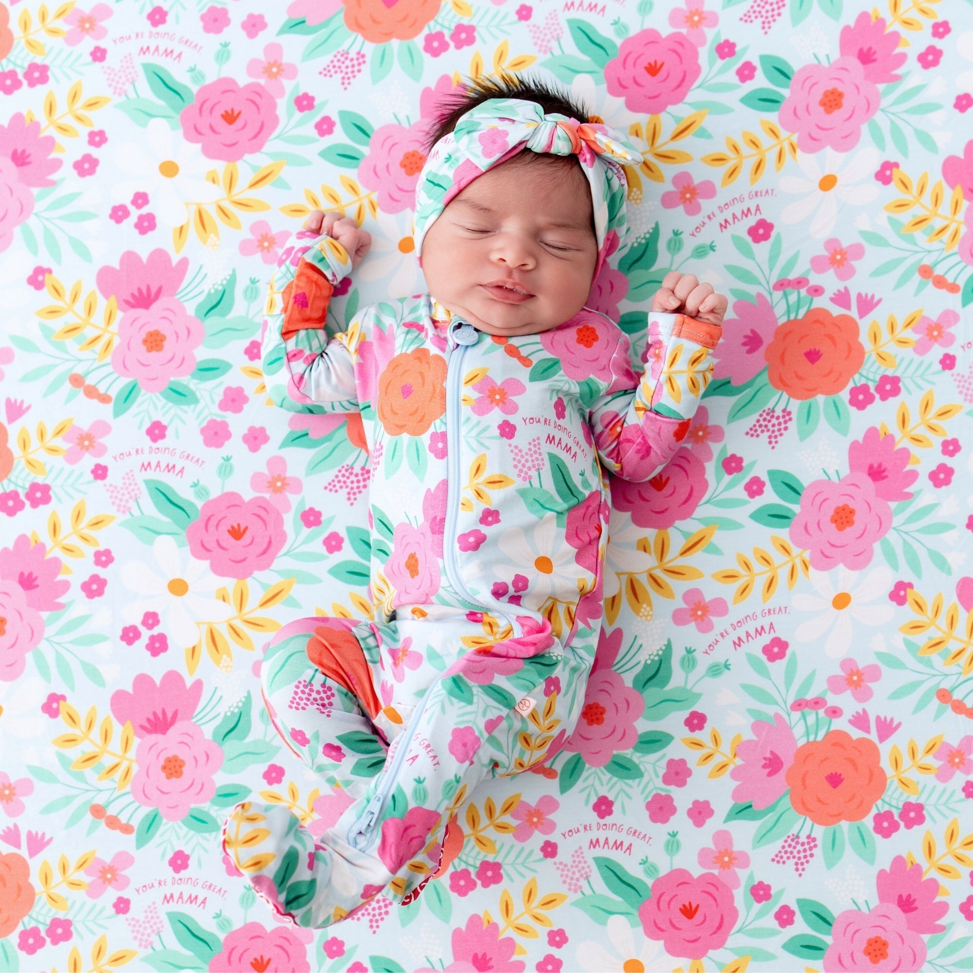 The Forever Swaddle Blanket | Flower Power