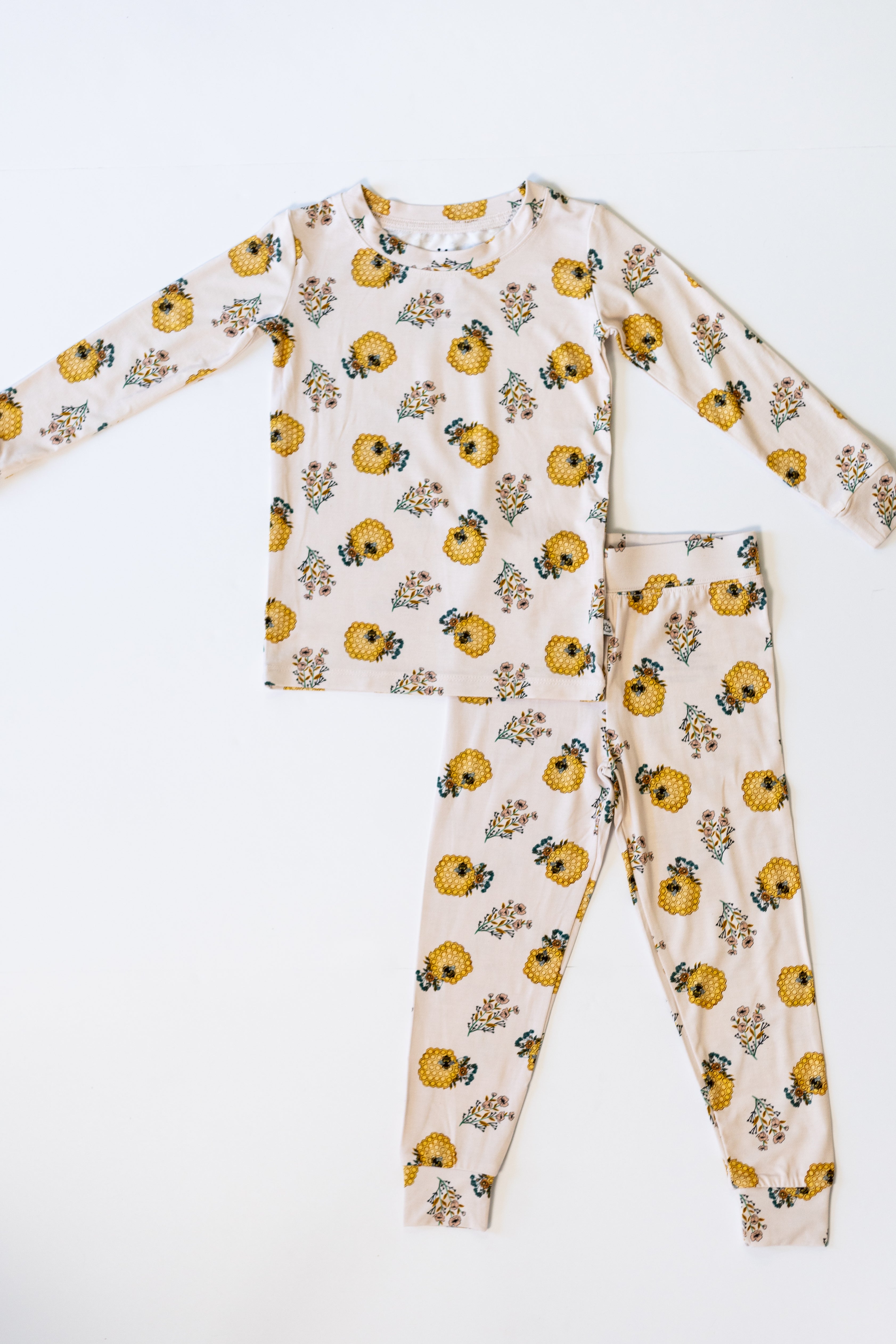 Honeycomb Taller-tots Two-piece Pjs