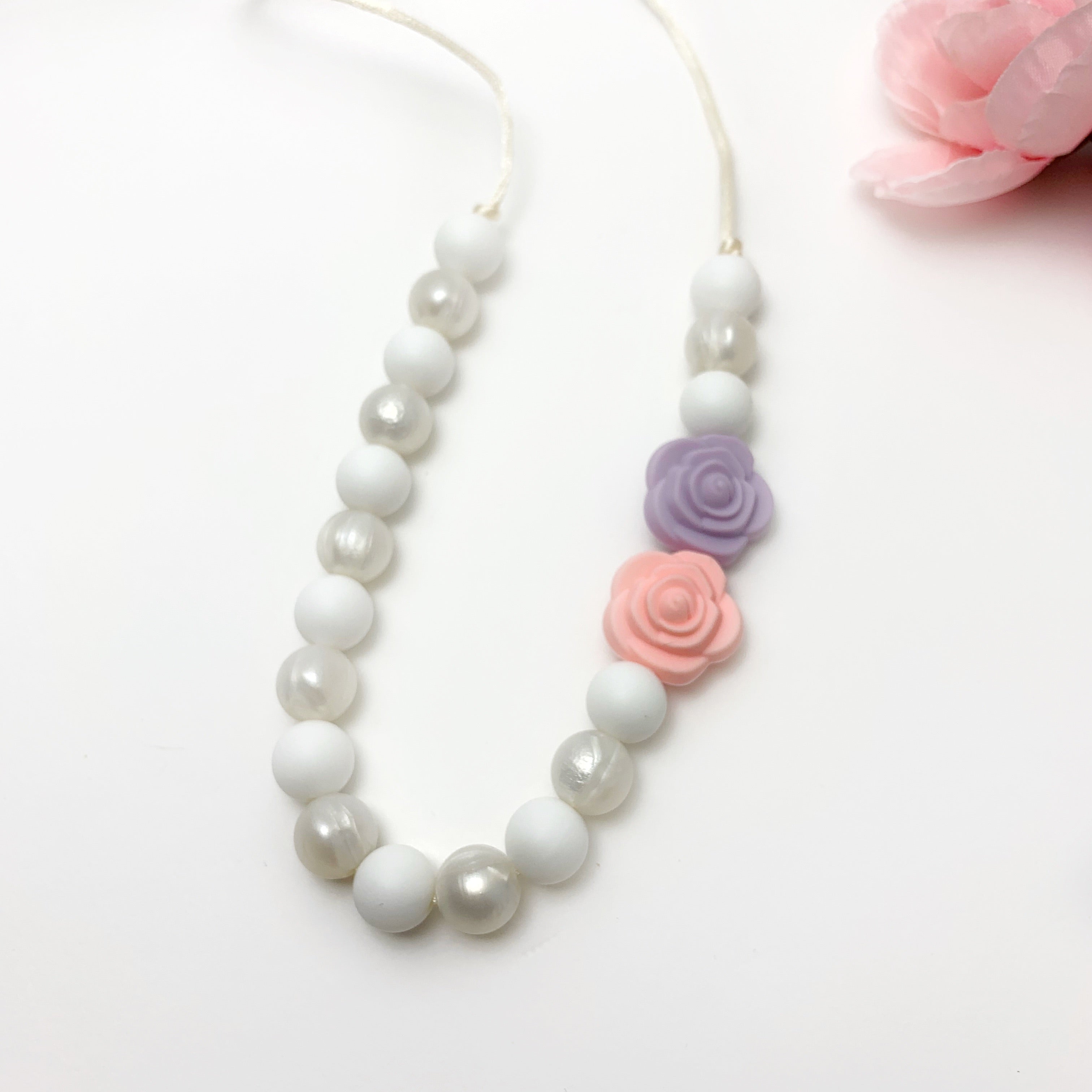 Mini Flower Necklace For Kids | Safe Silicone Chewable Jewelry