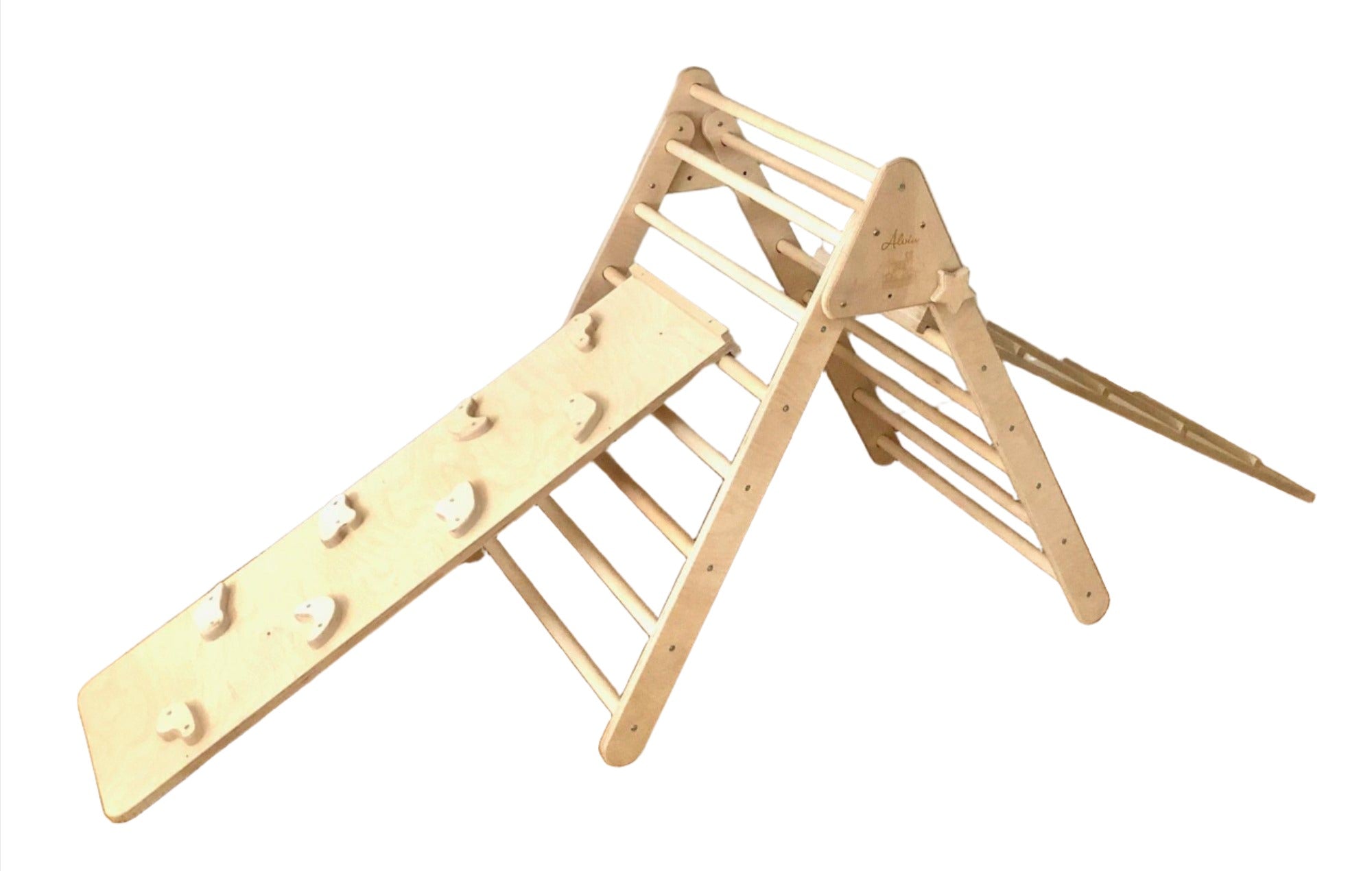 Foldable Climbing Triangle With 2 Ramps
