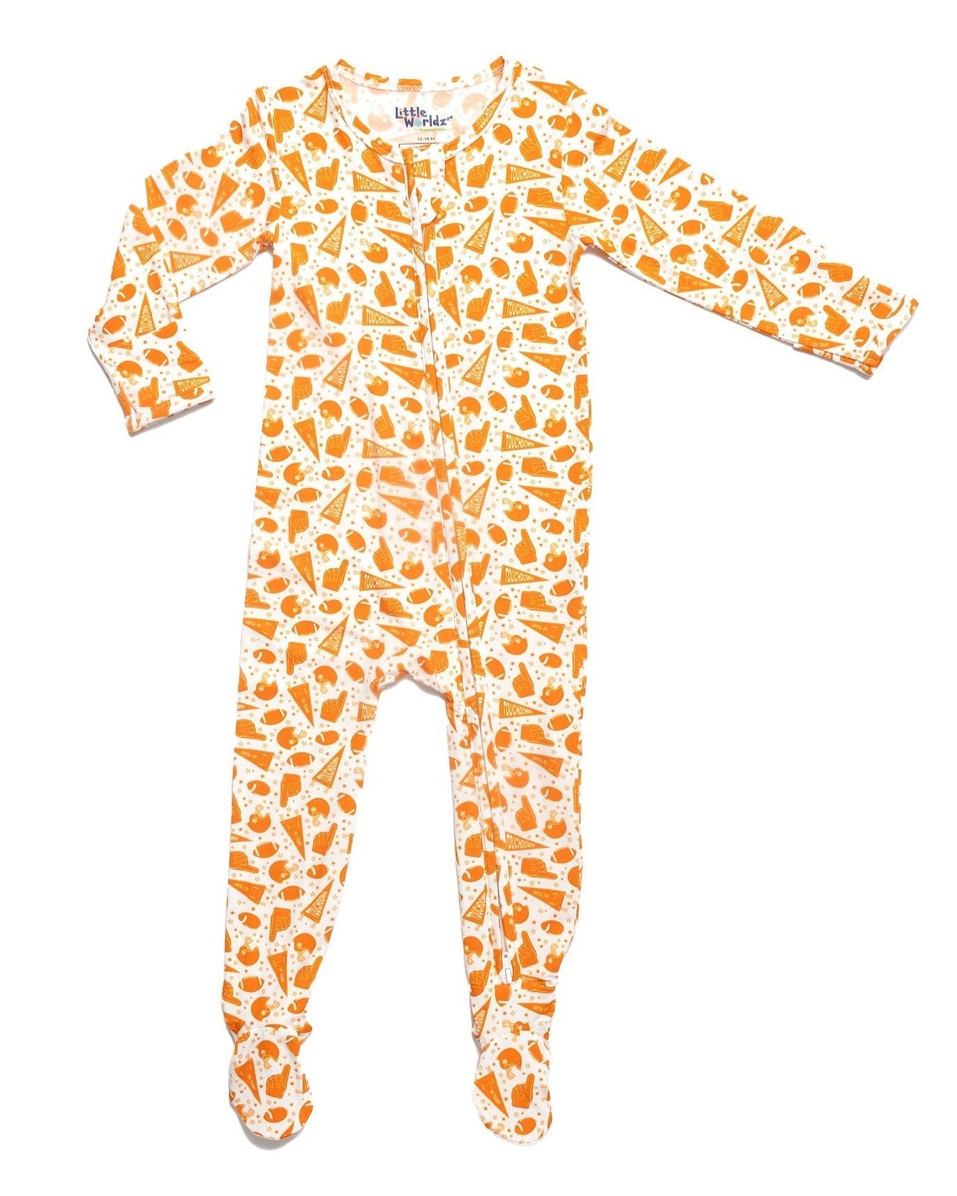 Football Bamboo Baby One-piece