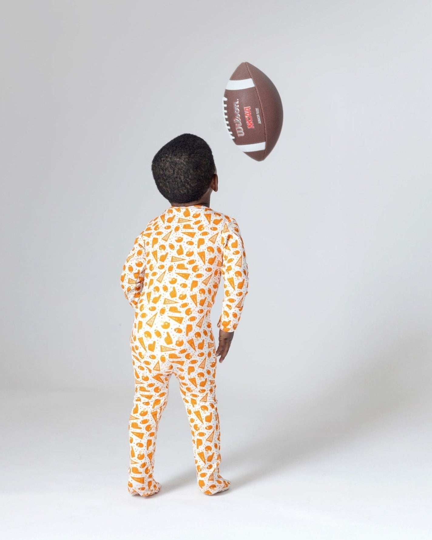 Football Bamboo Baby One-piece