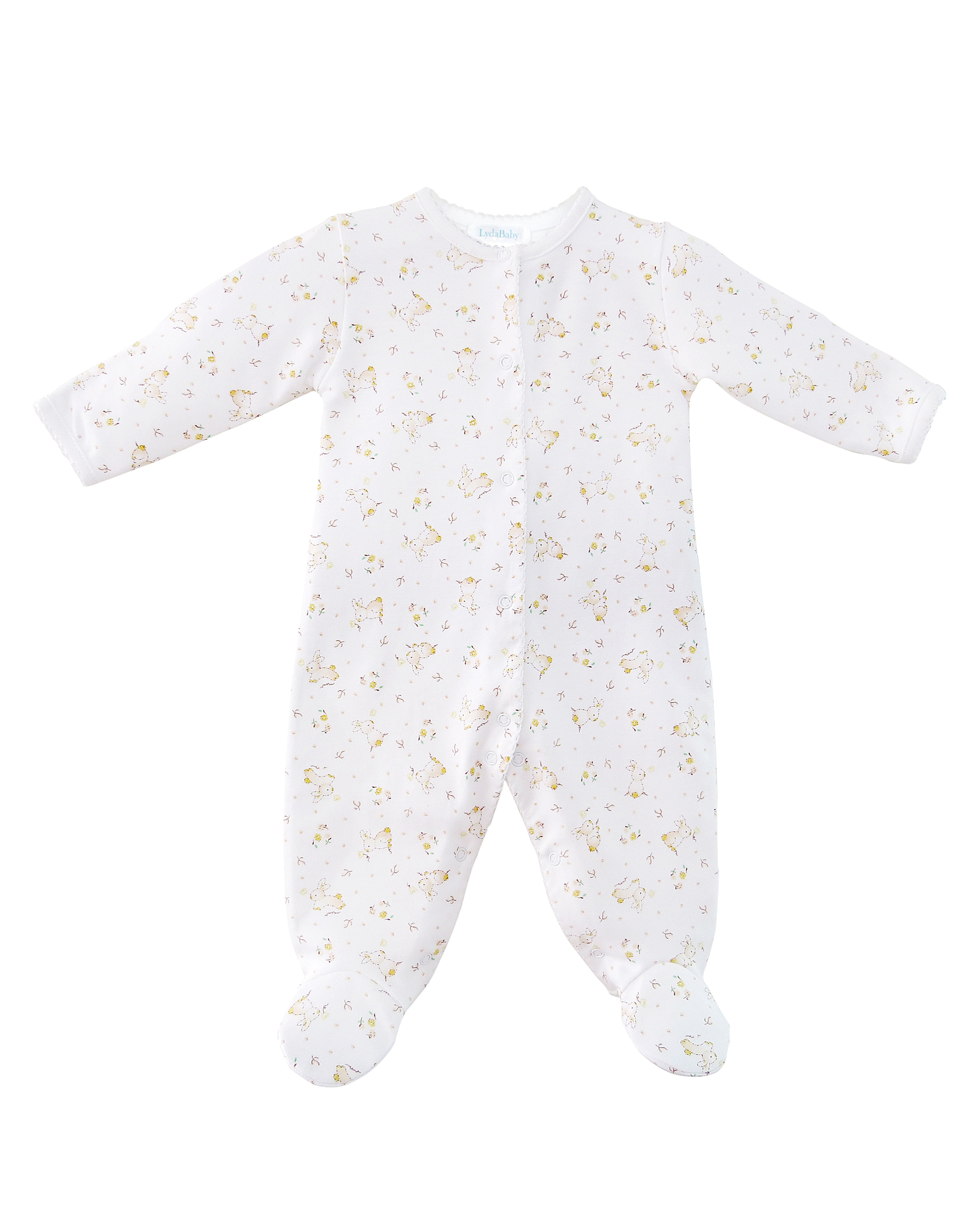Baby Bunnies Printed Footie | Baby Unisex
