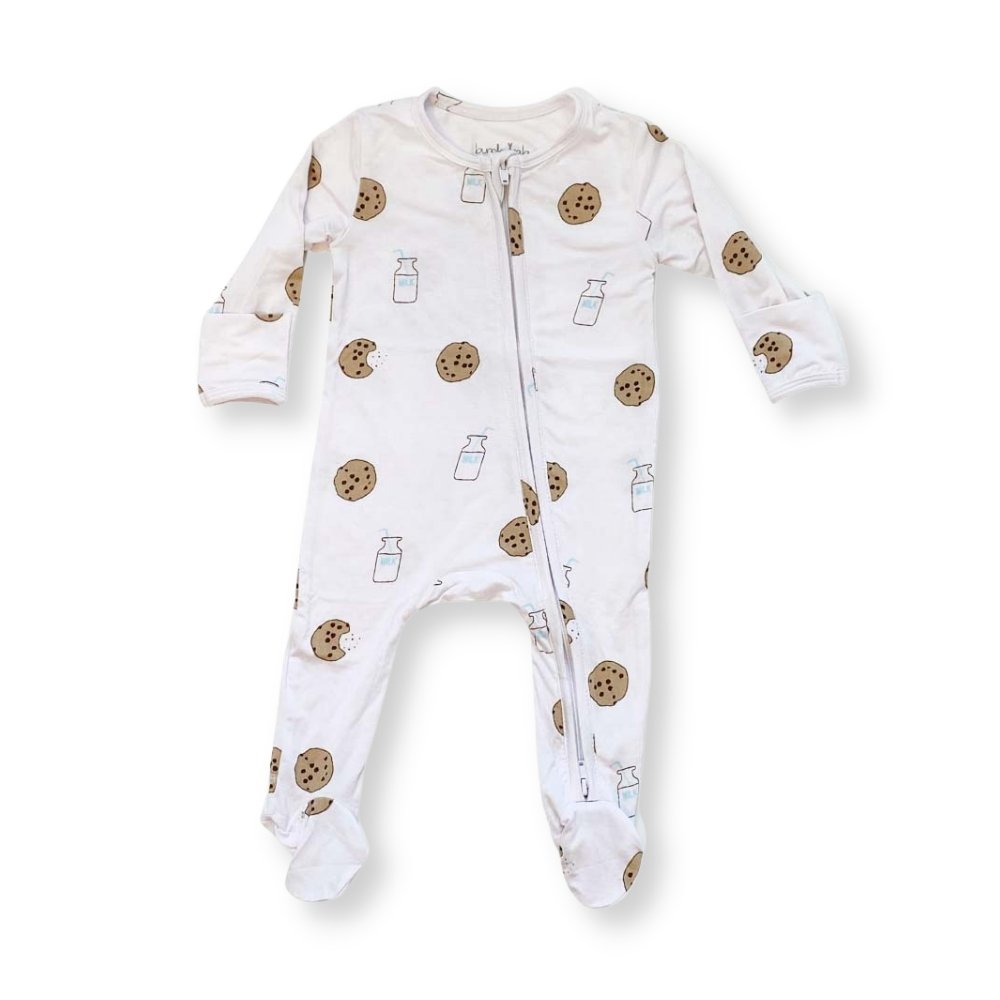Zippered Footie In Cookie Craze