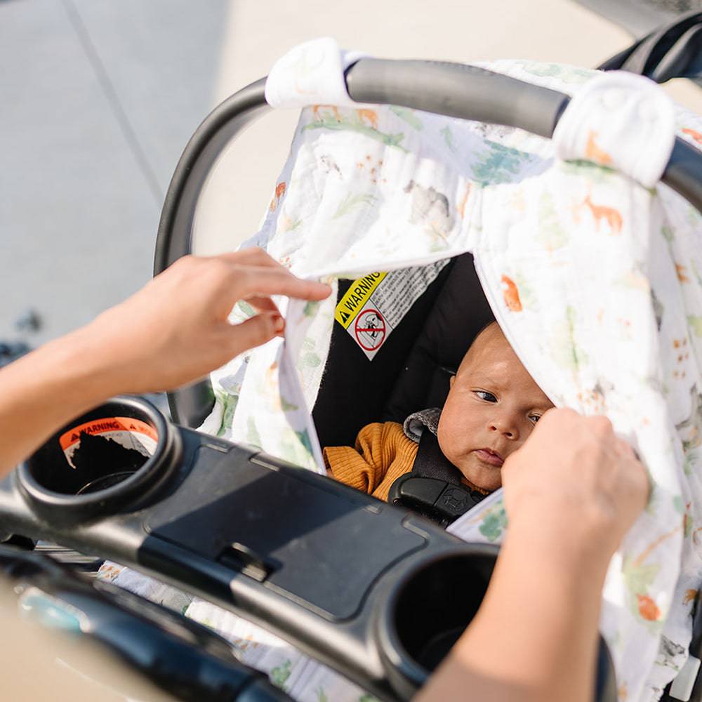 Forest Friends Car Seat Cover