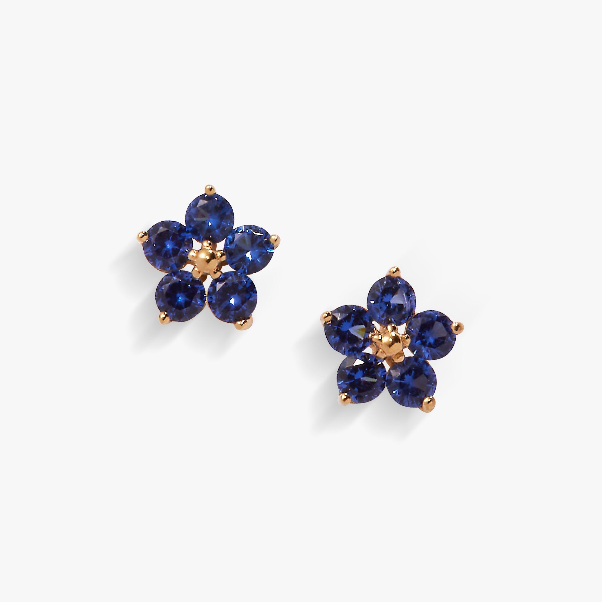 Crystal Forget-me-not Flower Earrings