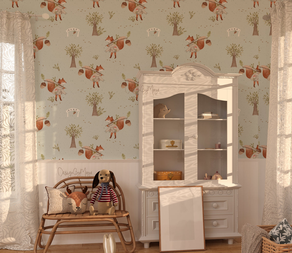 World Map Wallpaper - Nursery Wall Decor Wallpapers