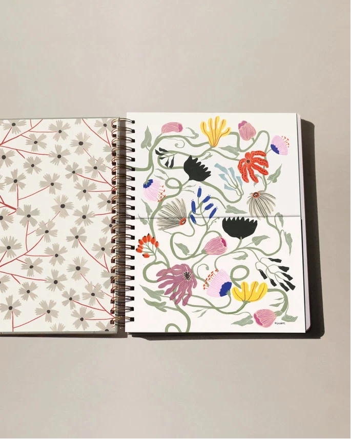 Francis Floral Big Notebook