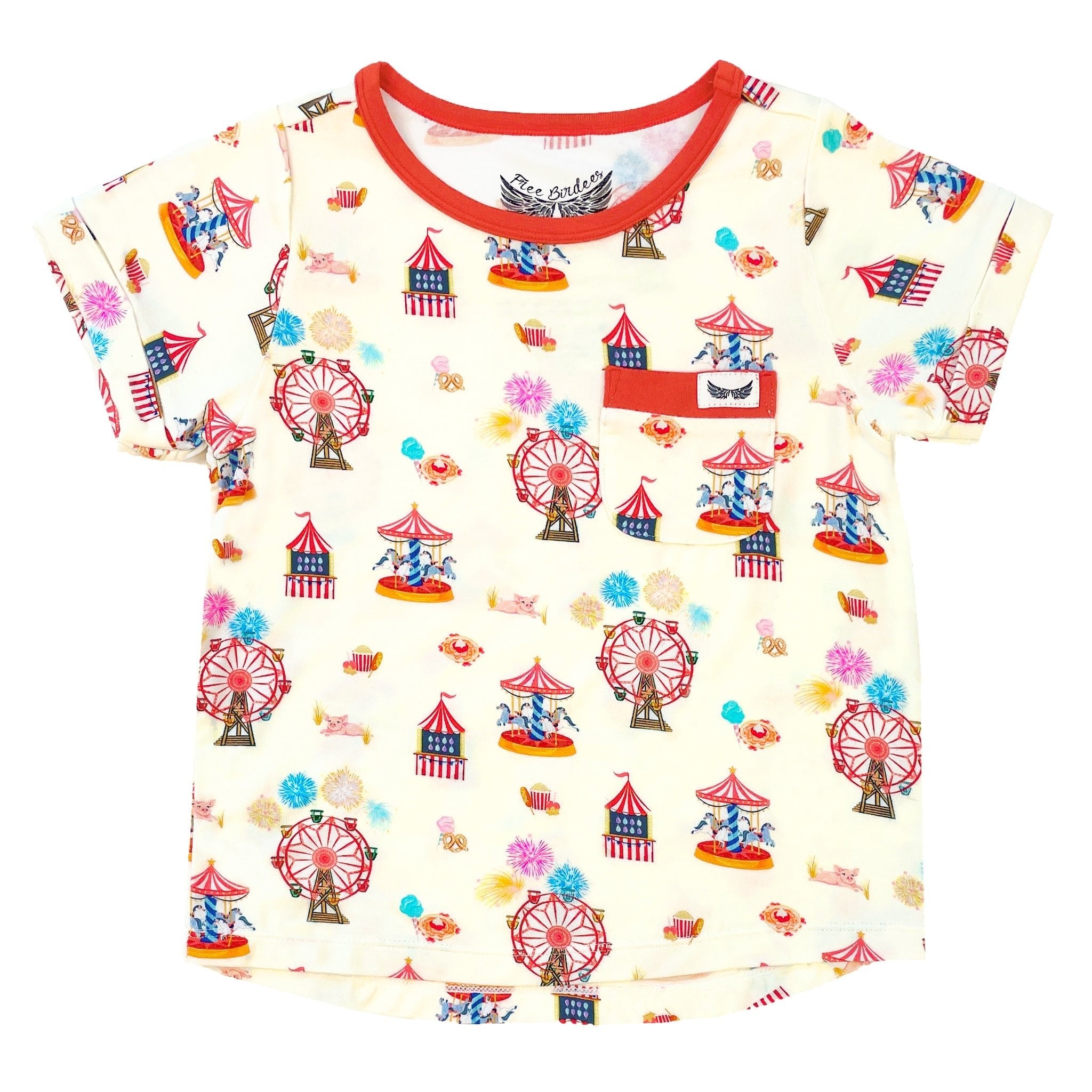 Free Birdees County Fair Pocket Tee (18m-8y)