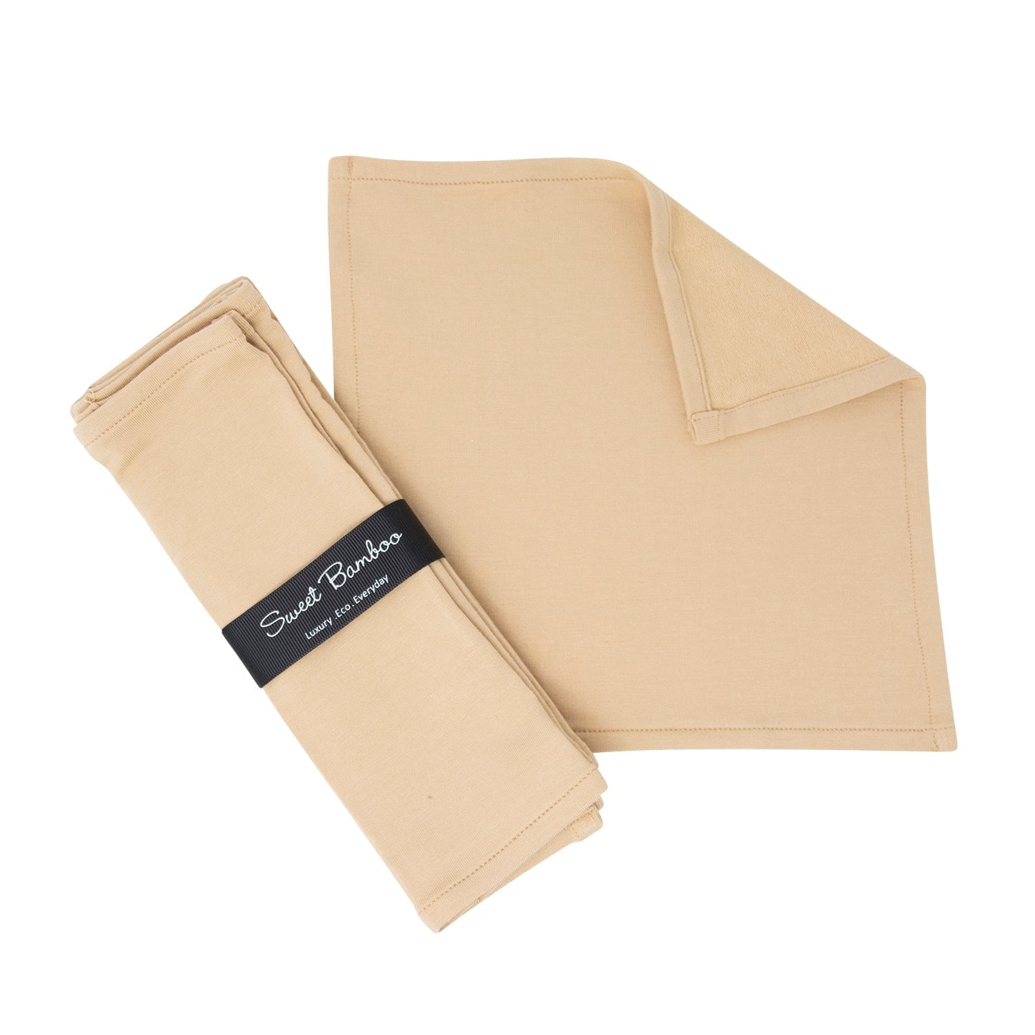 French Terry Washcloths - Straw