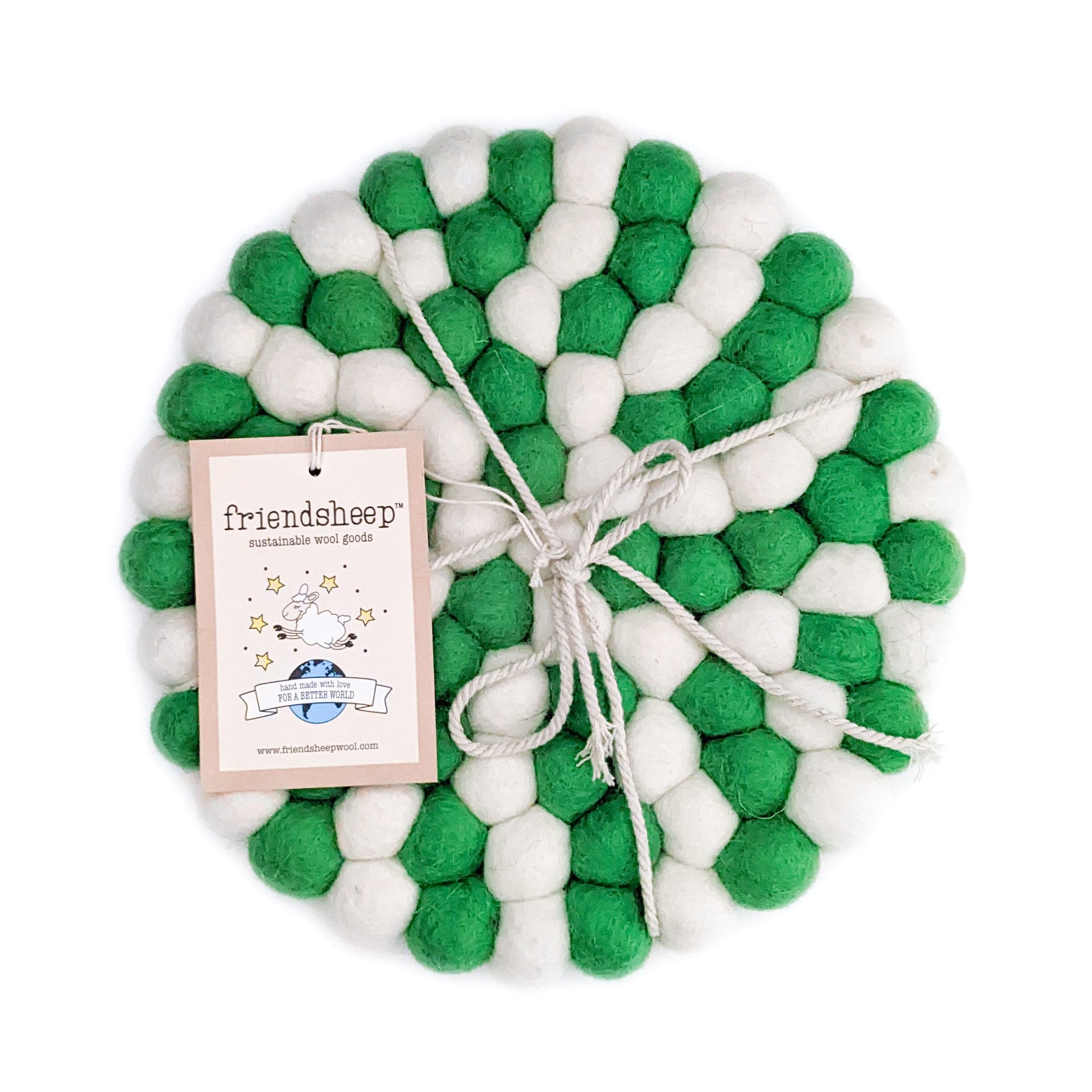 Peppermint Eco Coasters/trivets