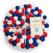 Red White And Blue Eco Coasters/trivets
