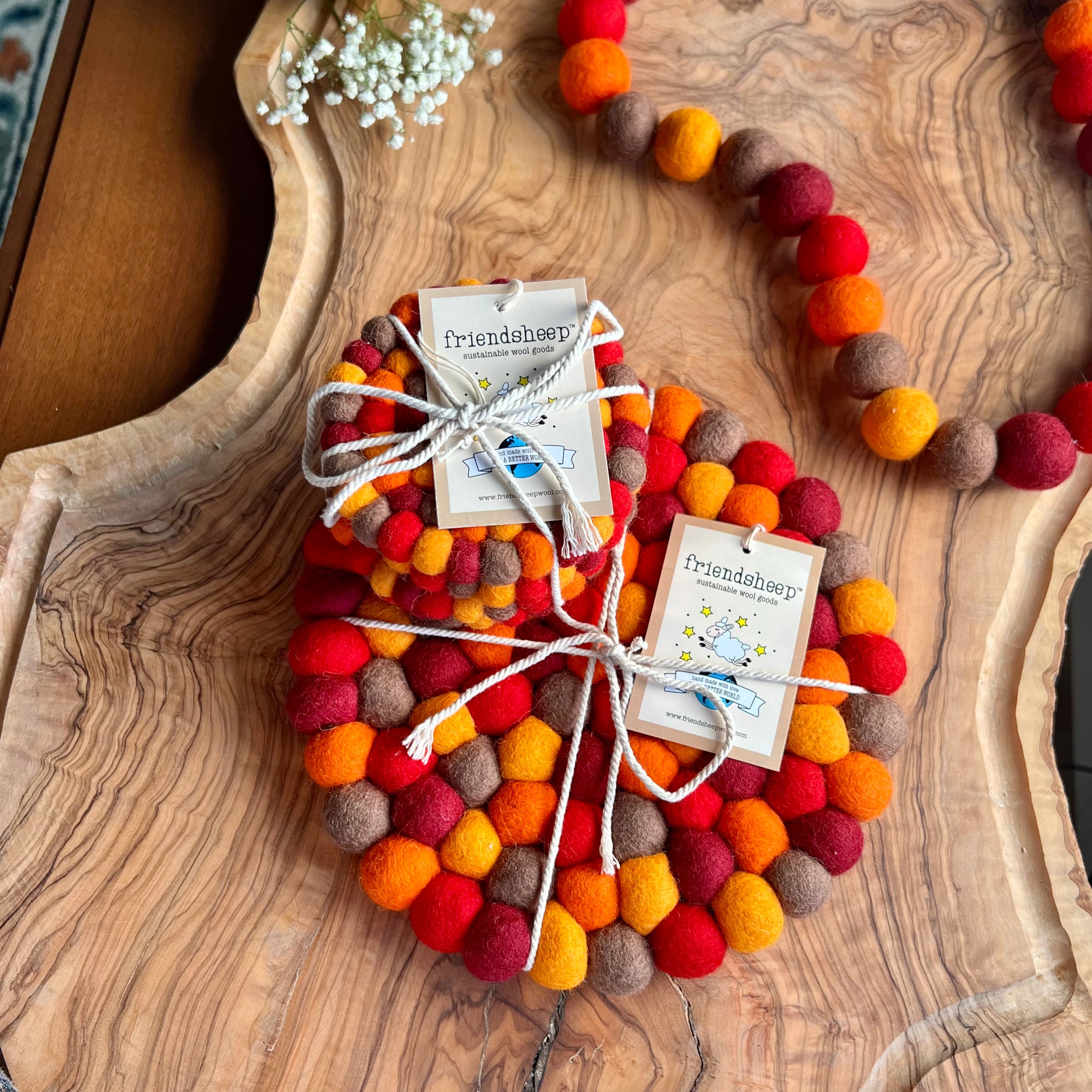 Falling Leaves Eco Coasters/trivets