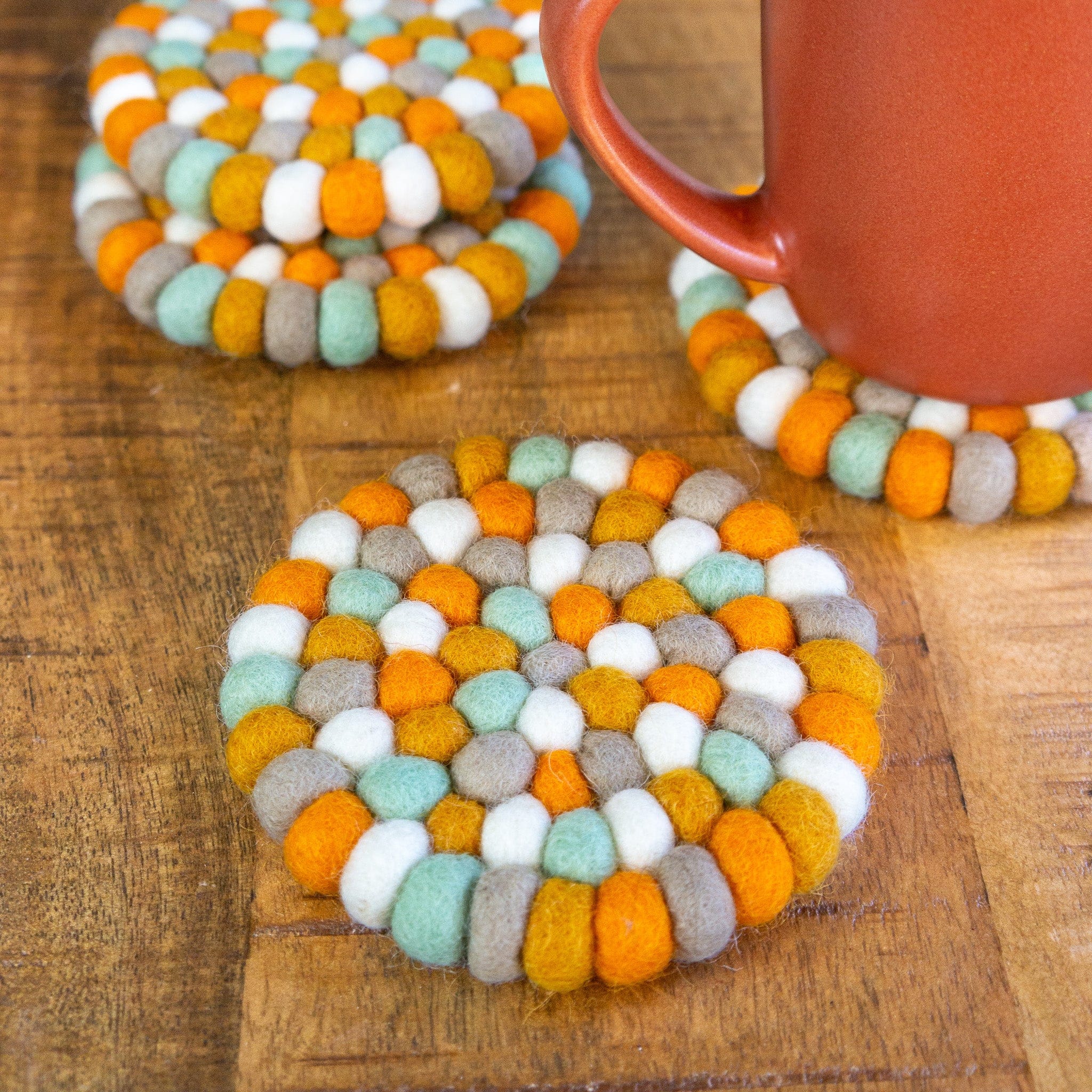 Pumpkin Patch Eco Coasters/trivets