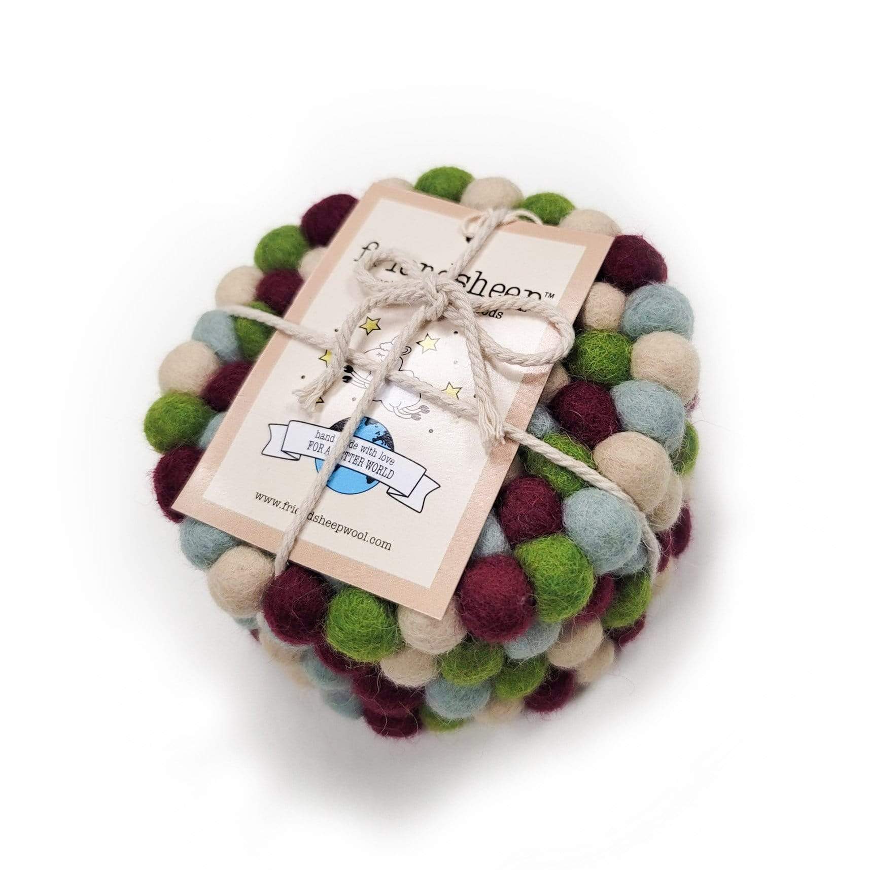Yuletide Eco Coasters/trivets