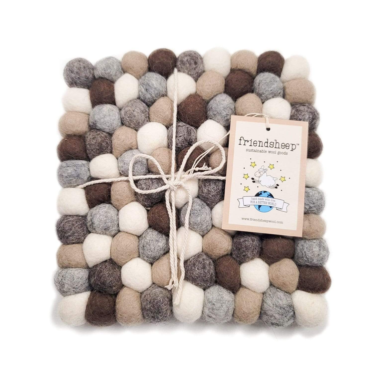 Earth Tones Eco Coasters/trivets